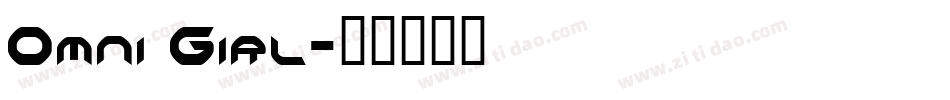Omni Girl字体转换
